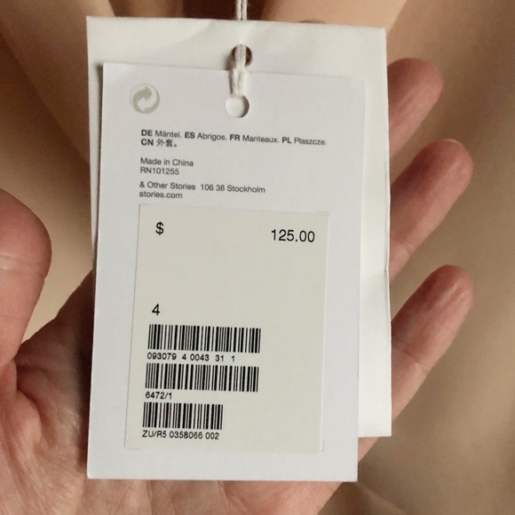 & Other Stories Blazer Light Peach - Picture 3 of 7